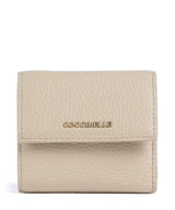 Coccinelle Metallic Soft RFID Geldbörse sandshell