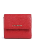 Coccinelle Metallic Soft Wallet scarlet