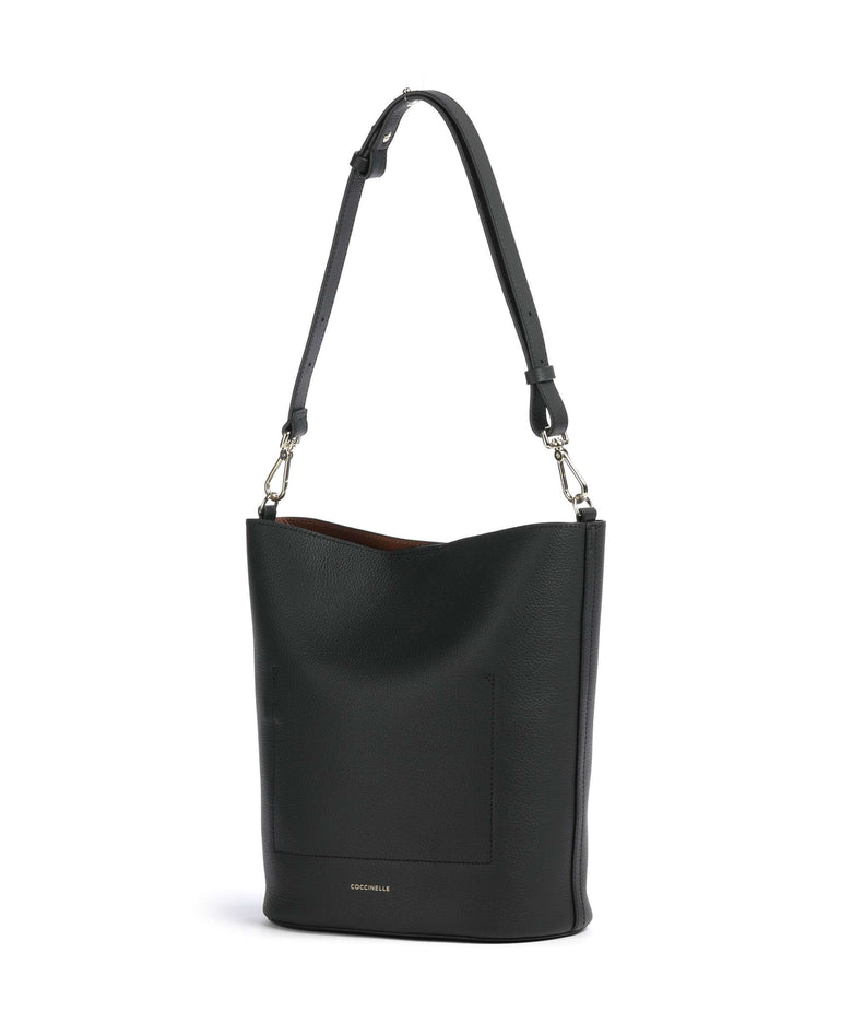 Coccinelle Nikla Bucket bag noir/cognac