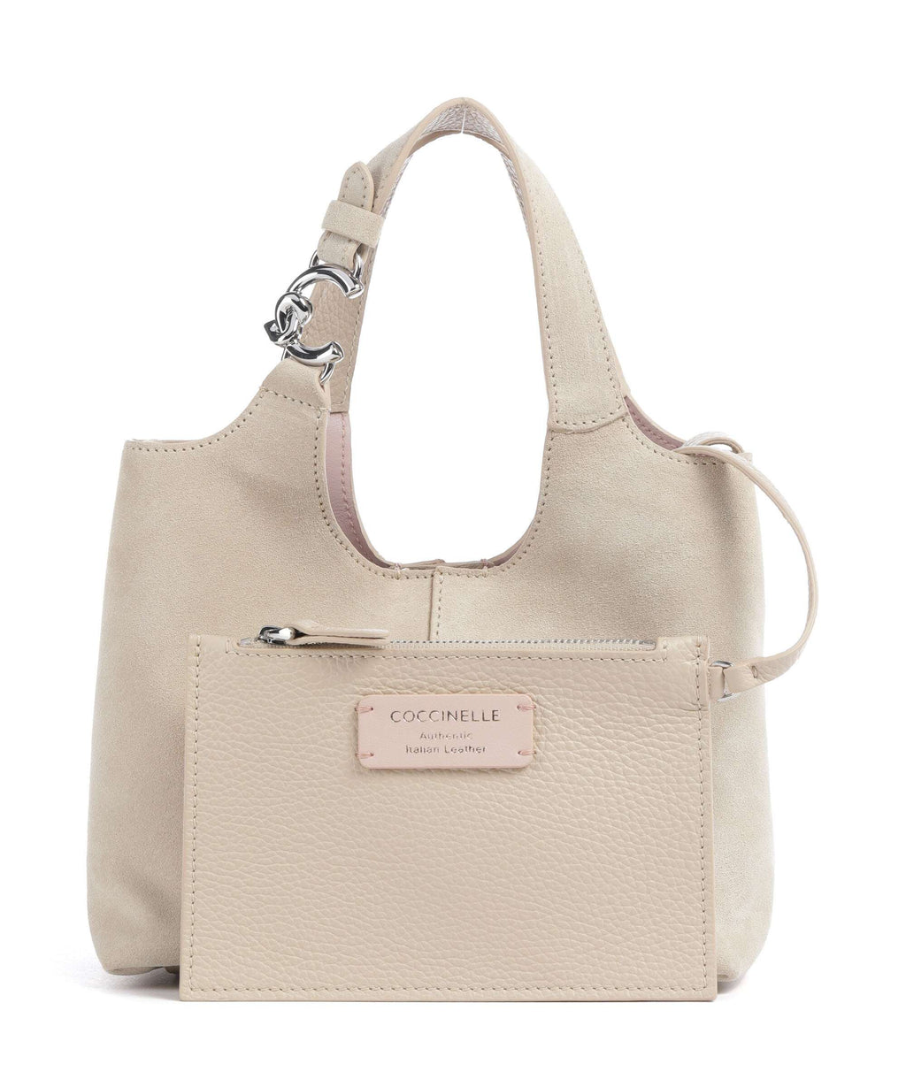 Coccinelle C-Easy Suede Handbag sandshell
