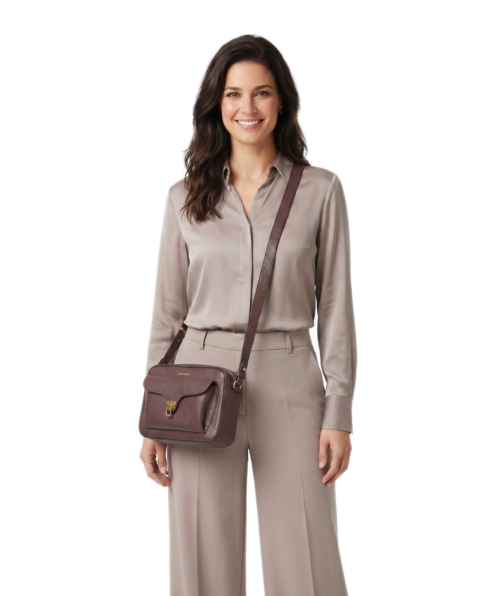 Coccinelle Beat Soft Crossbody bag berry