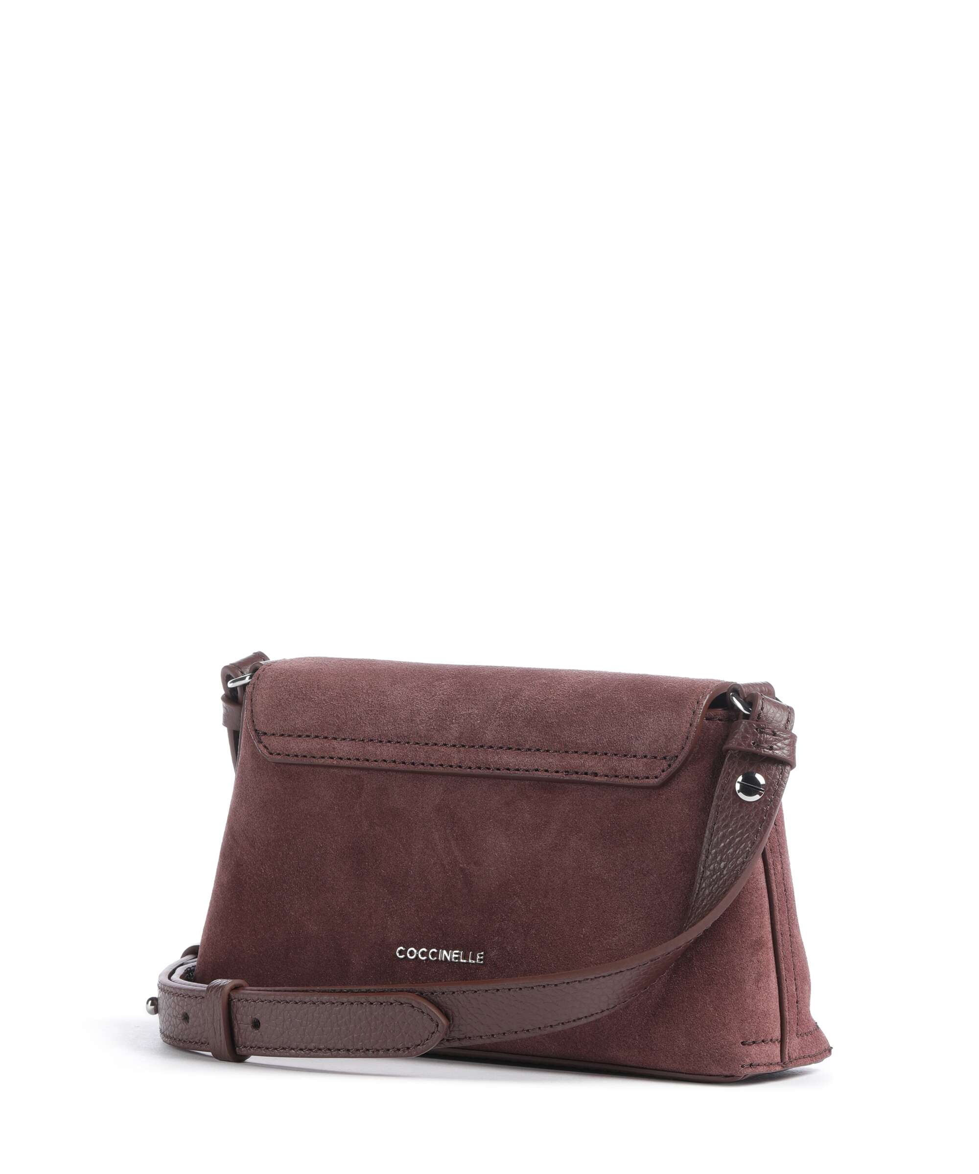 Coccinelle Nikla Suede Crossbody bag berry
