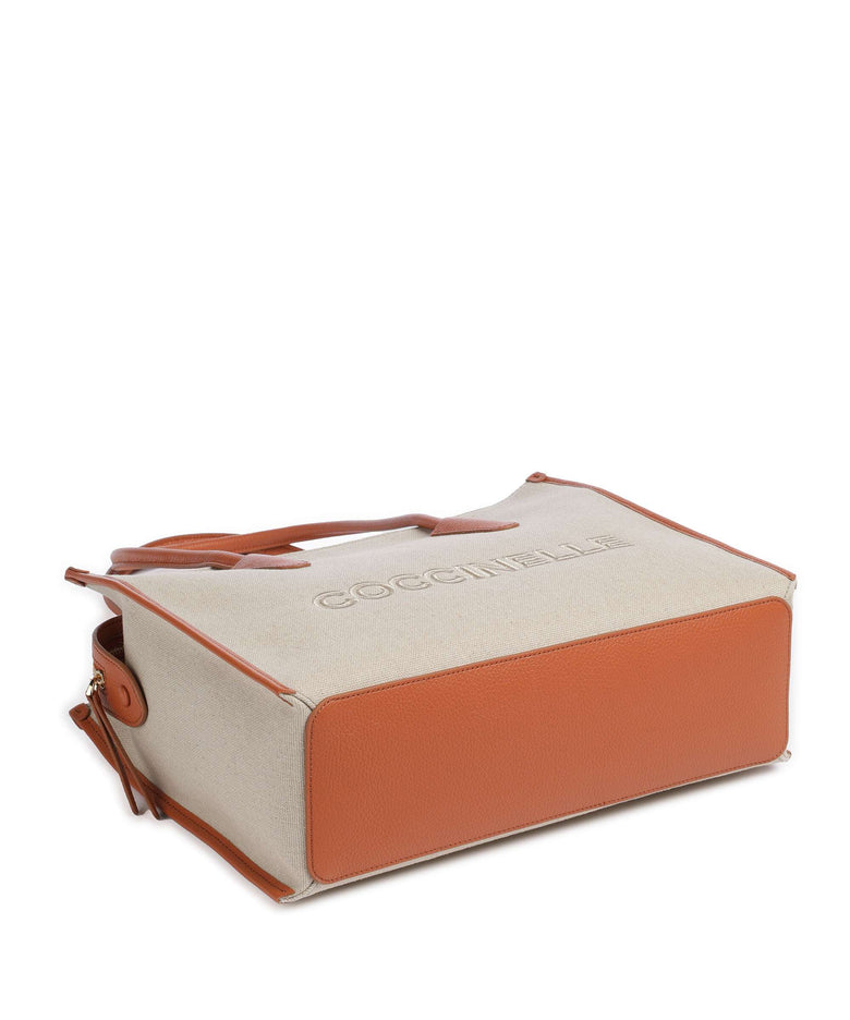 Coccinelle Myrtha Canvas Tote bag natural/crab