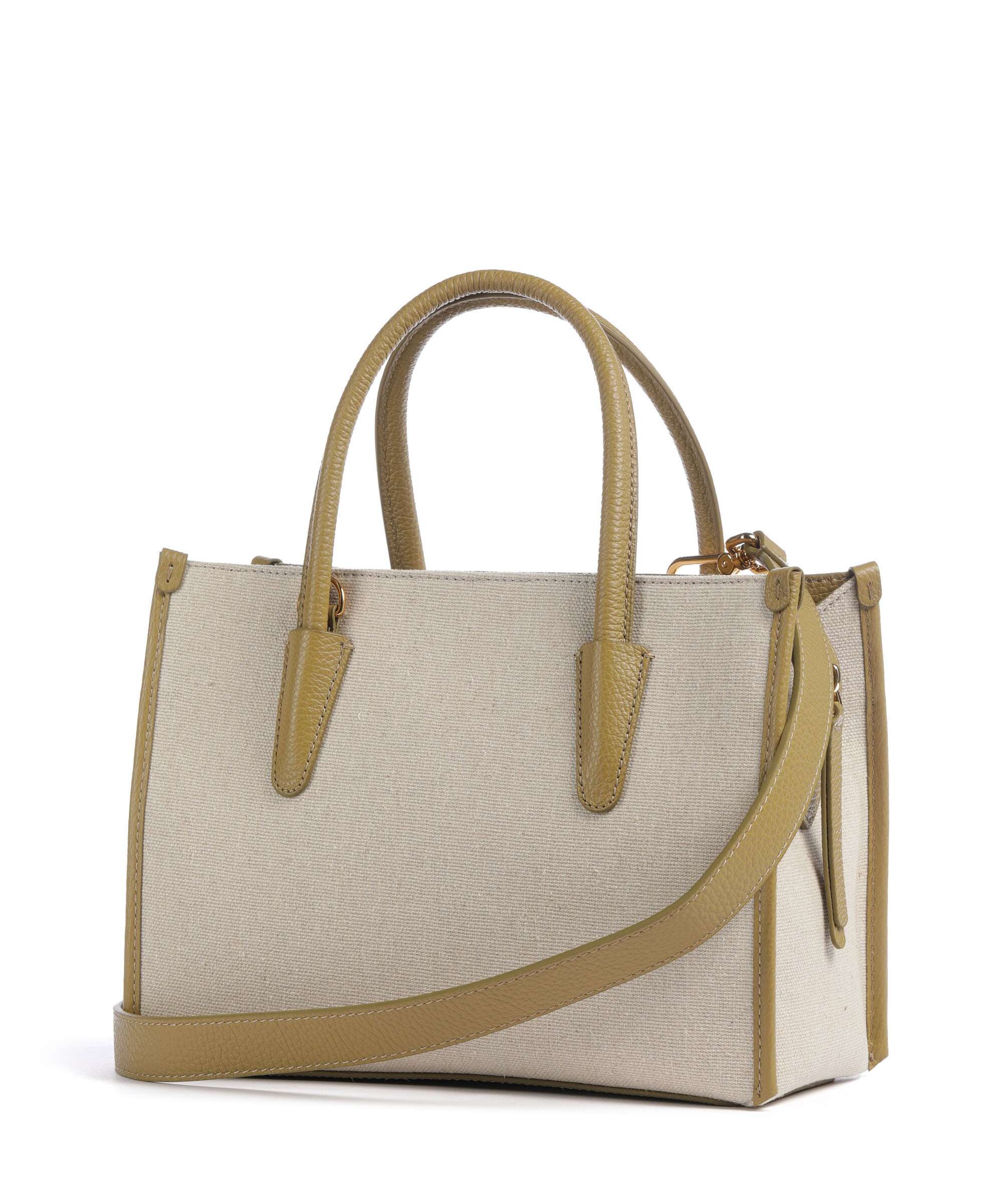 Coccinelle Myrtha Canvas Handbag natural/seagrass