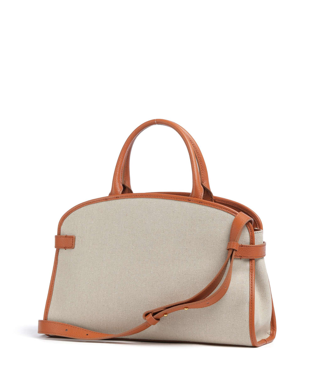 Coccinelle Sabine Canvas Handbag natural/crab