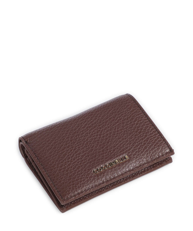 Coccinelle Metallic Soft Wallet berry