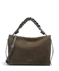 Coccinelle Boheme Suede Hobo bag fango
