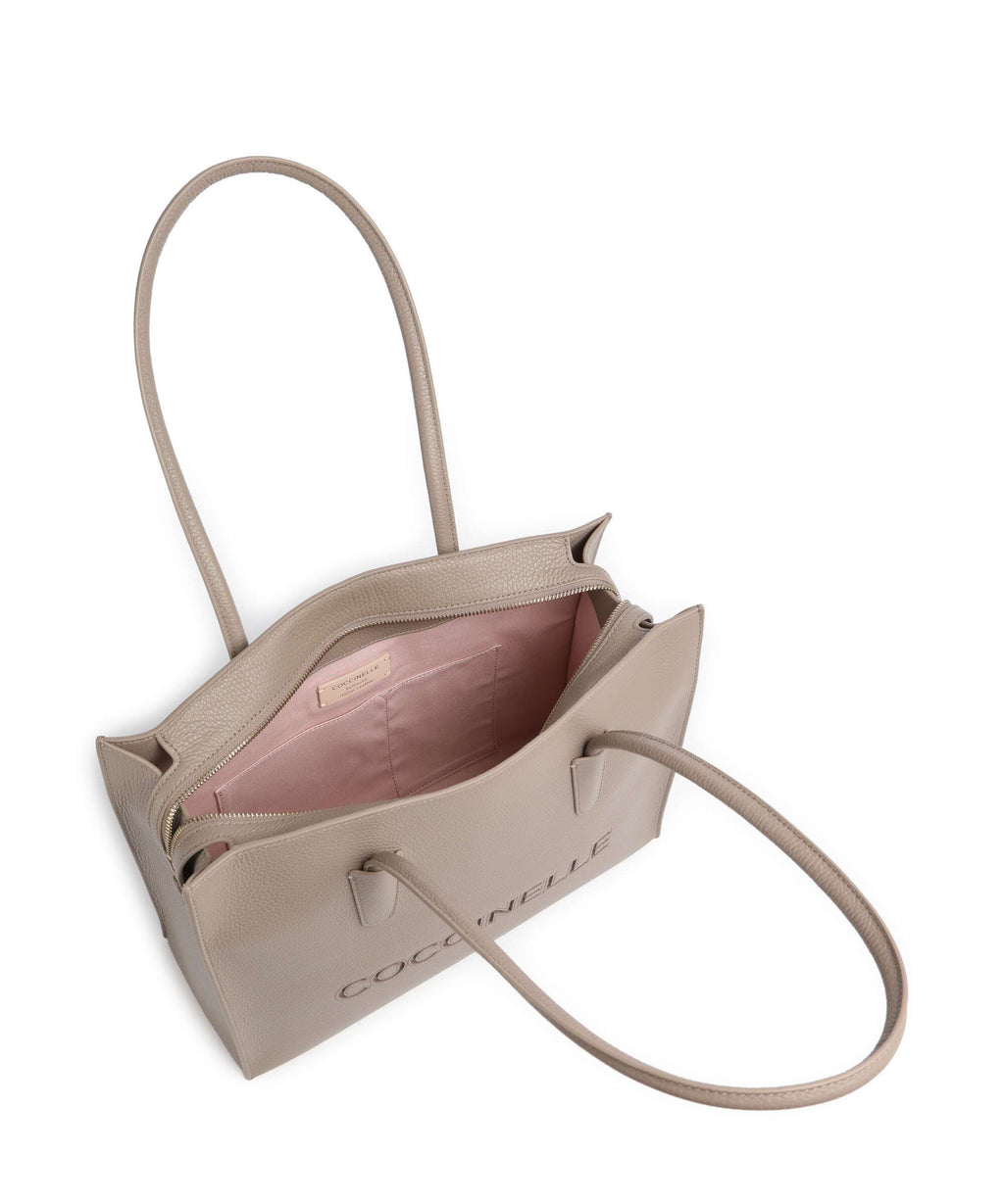 Coccinelle Myrtha Tote bag warm taupe