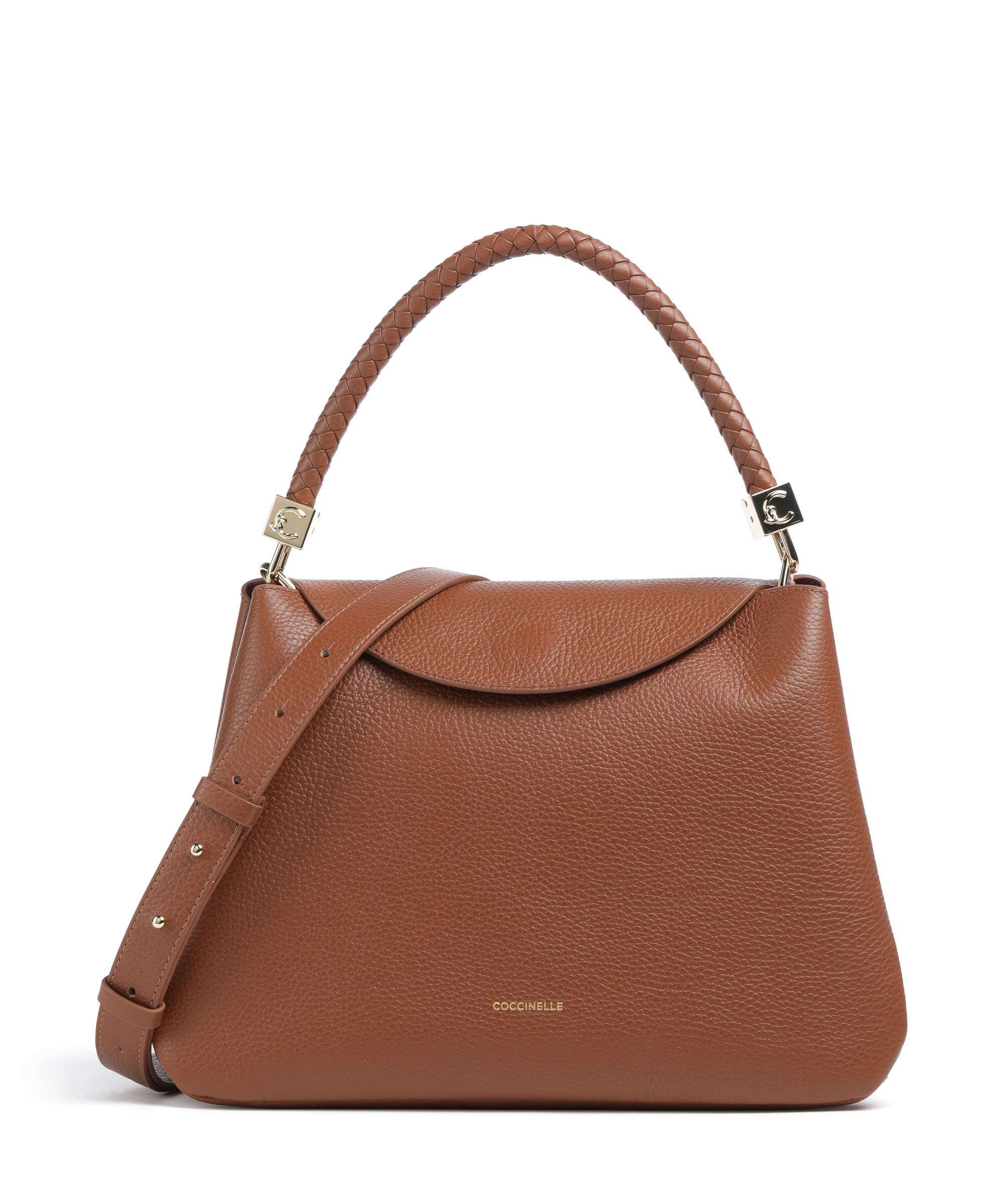 Coccinelle Tiggy Handbag cognac