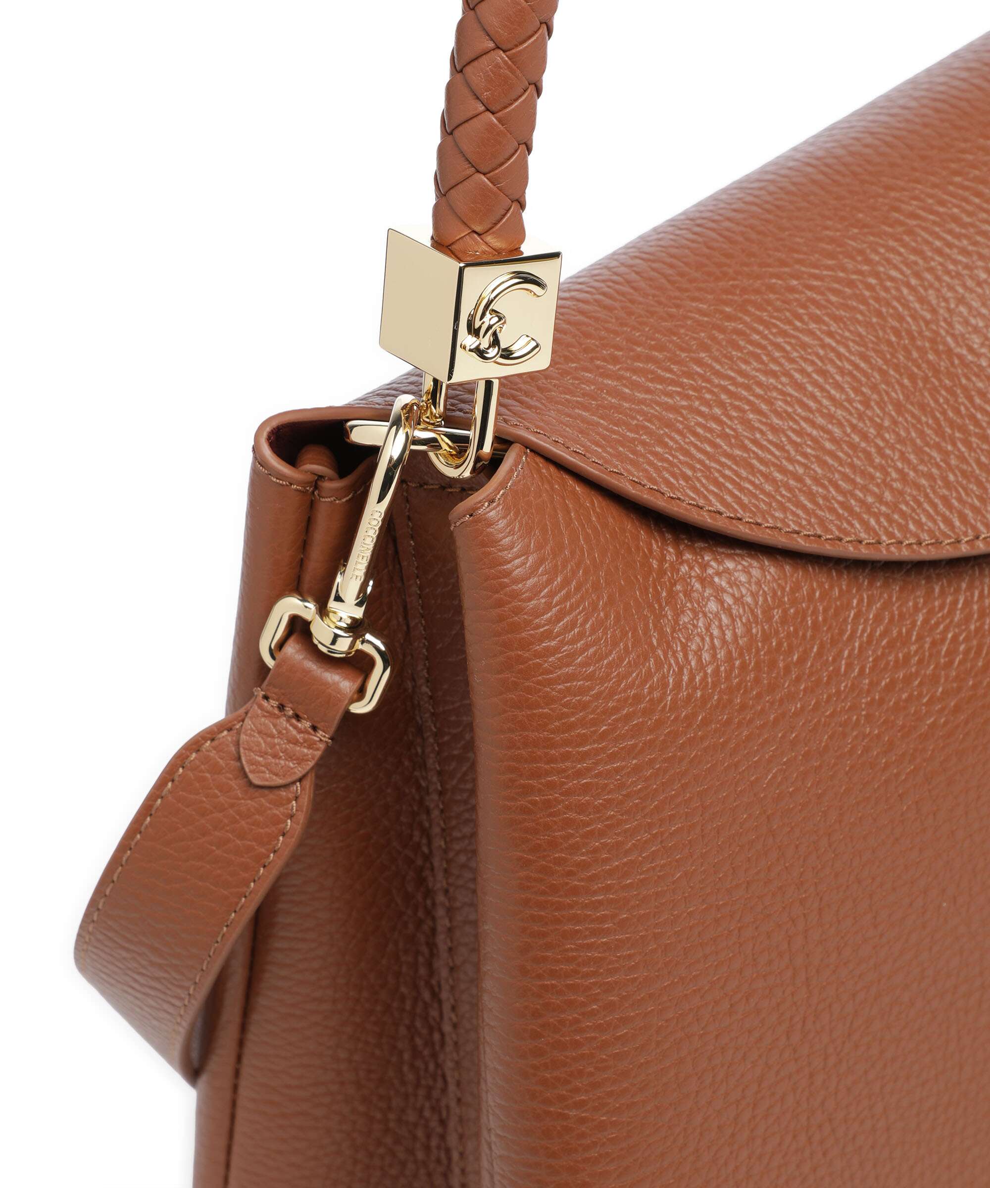 Coccinelle Tiggy Handbag cognac