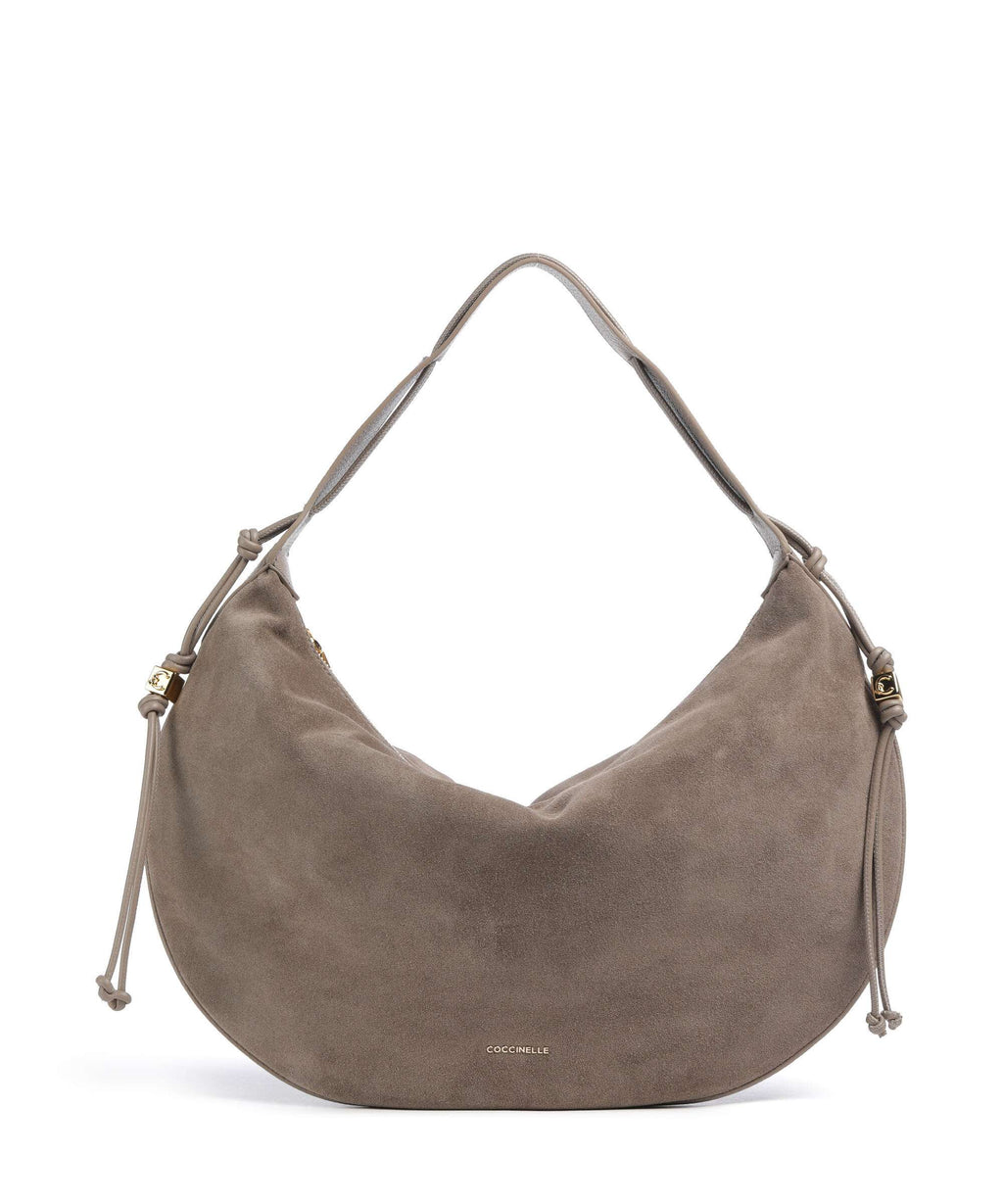 Coccinelle Thess Hobo bag warm taupe