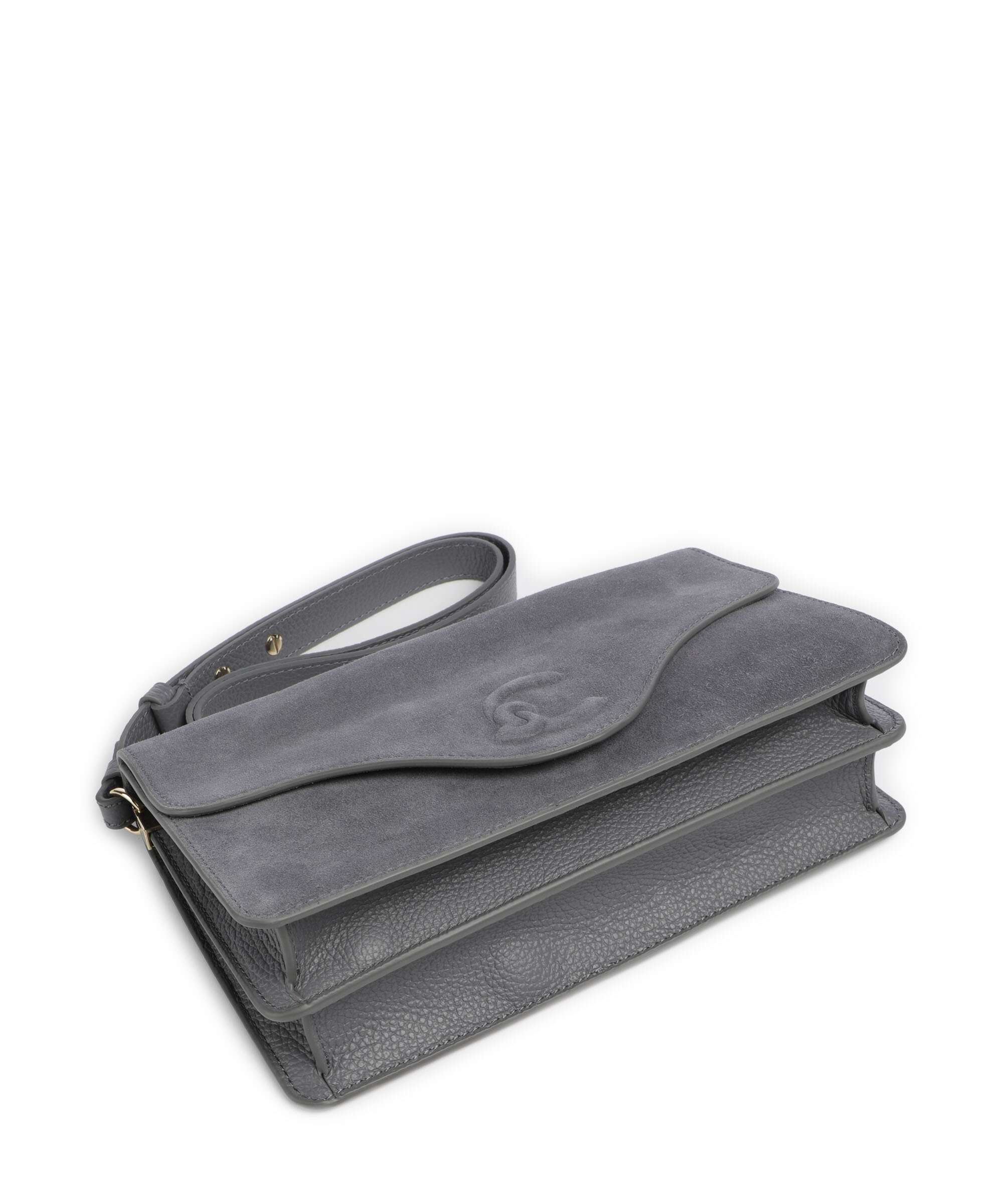 Coccinelle C-Me Softy Suede Shoulder bag stove