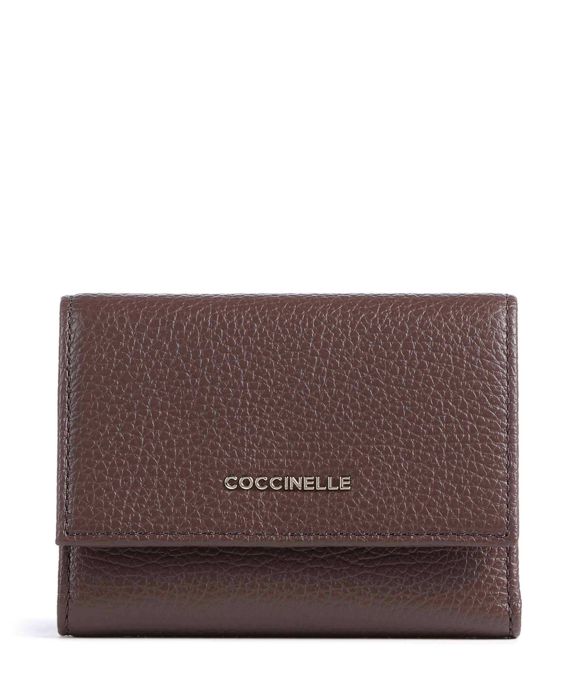 Coccinelle Metallic Soft Wallet berry