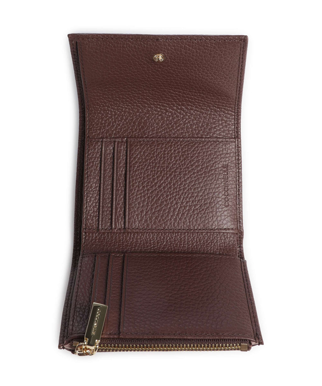 Coccinelle Metallic Soft Wallet berry