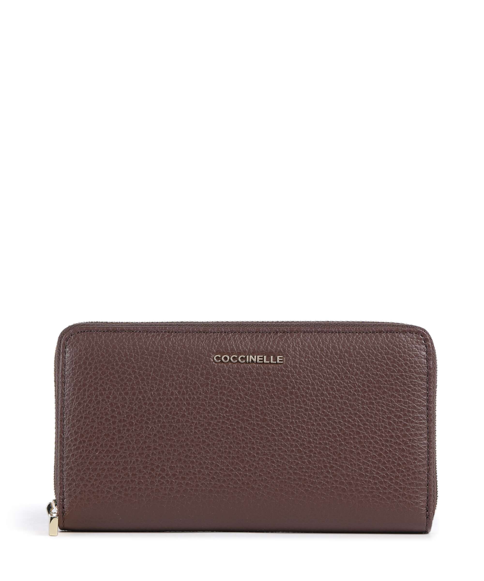 Coccinelle Metallic Soft Wallet berry