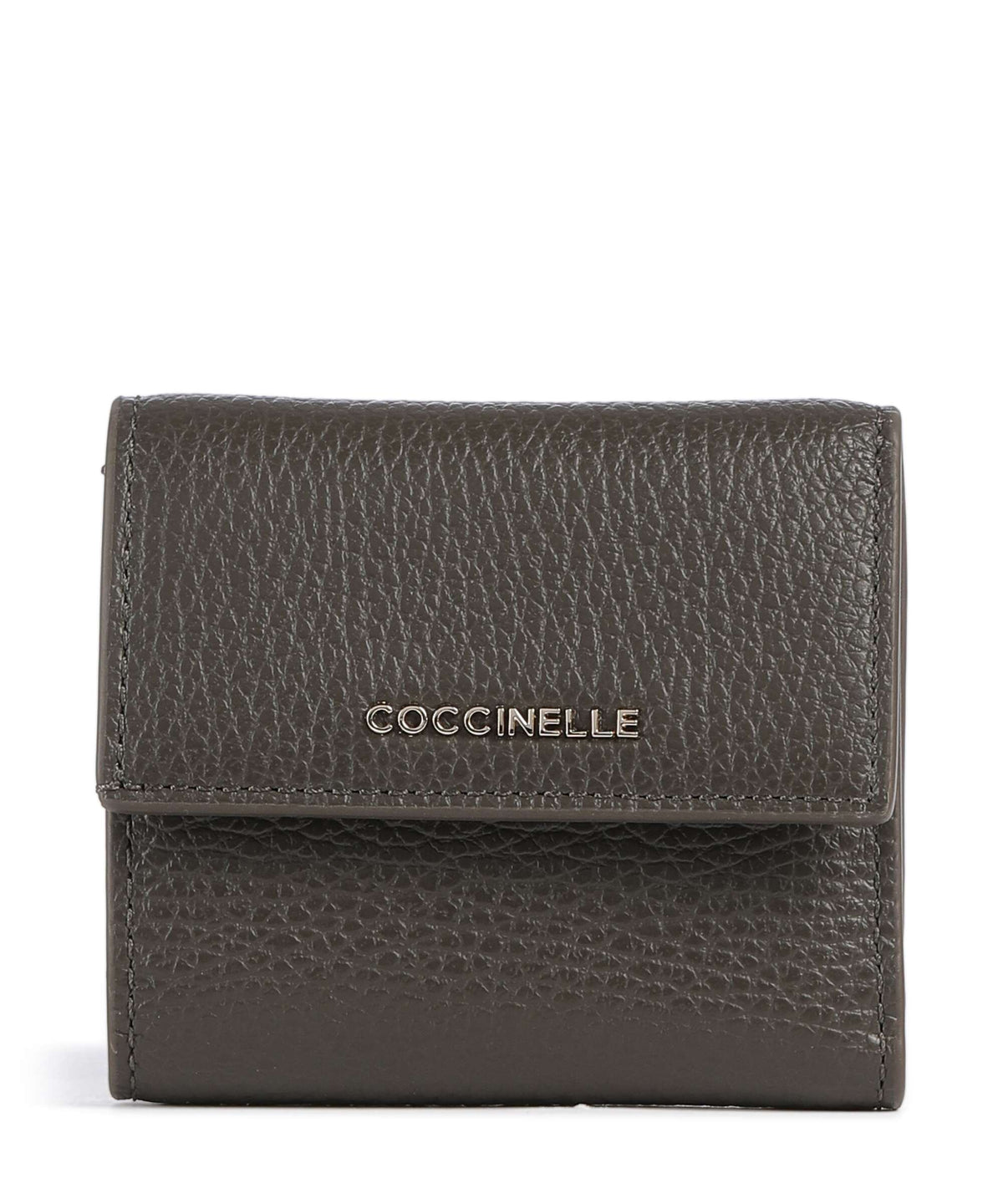 Coccinelle Metallic Soft Wallet fango