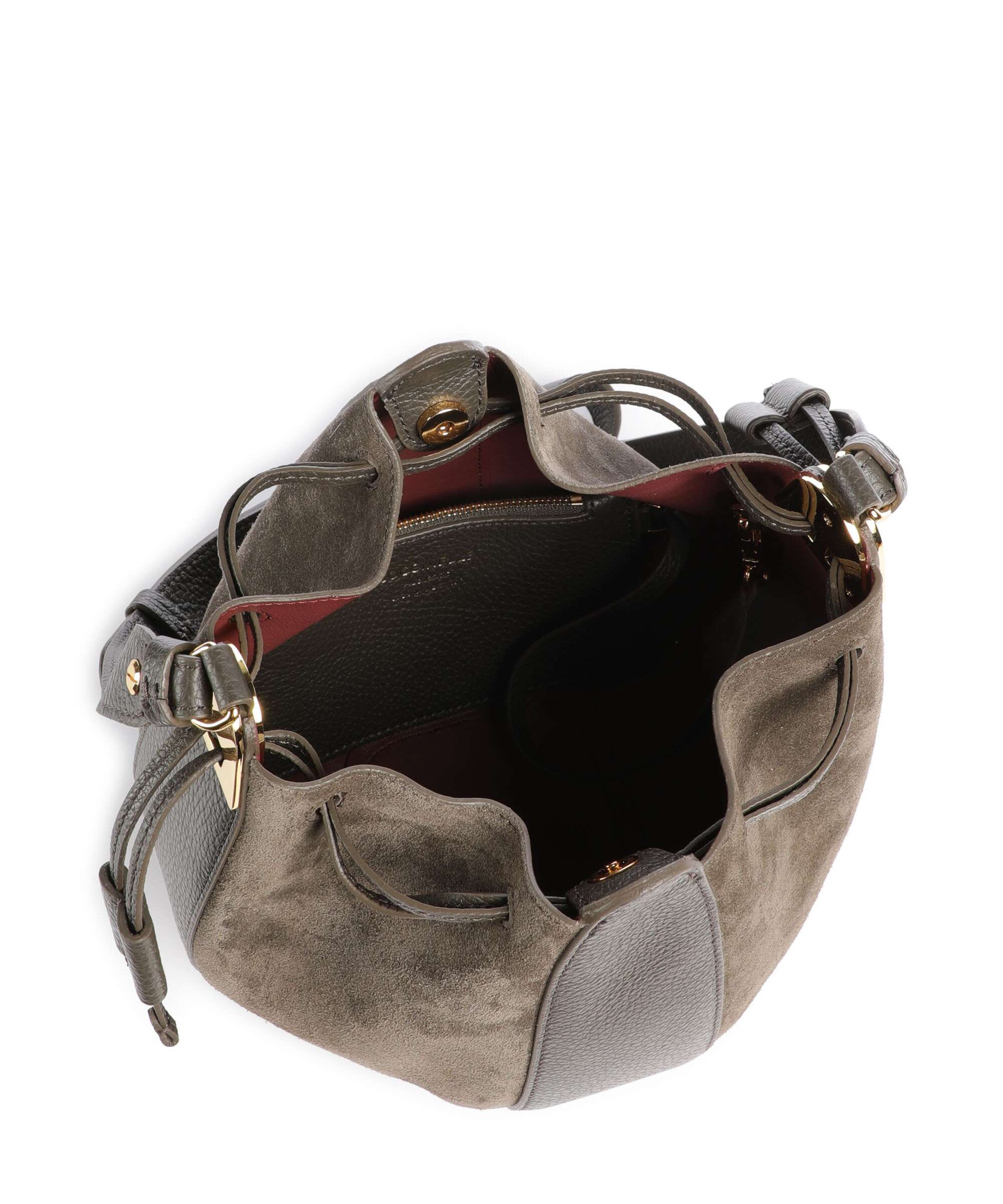 Coccinelle Boom Bucket bag fango