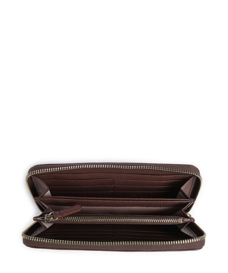 Coccinelle Metallic Soft Wallet berry