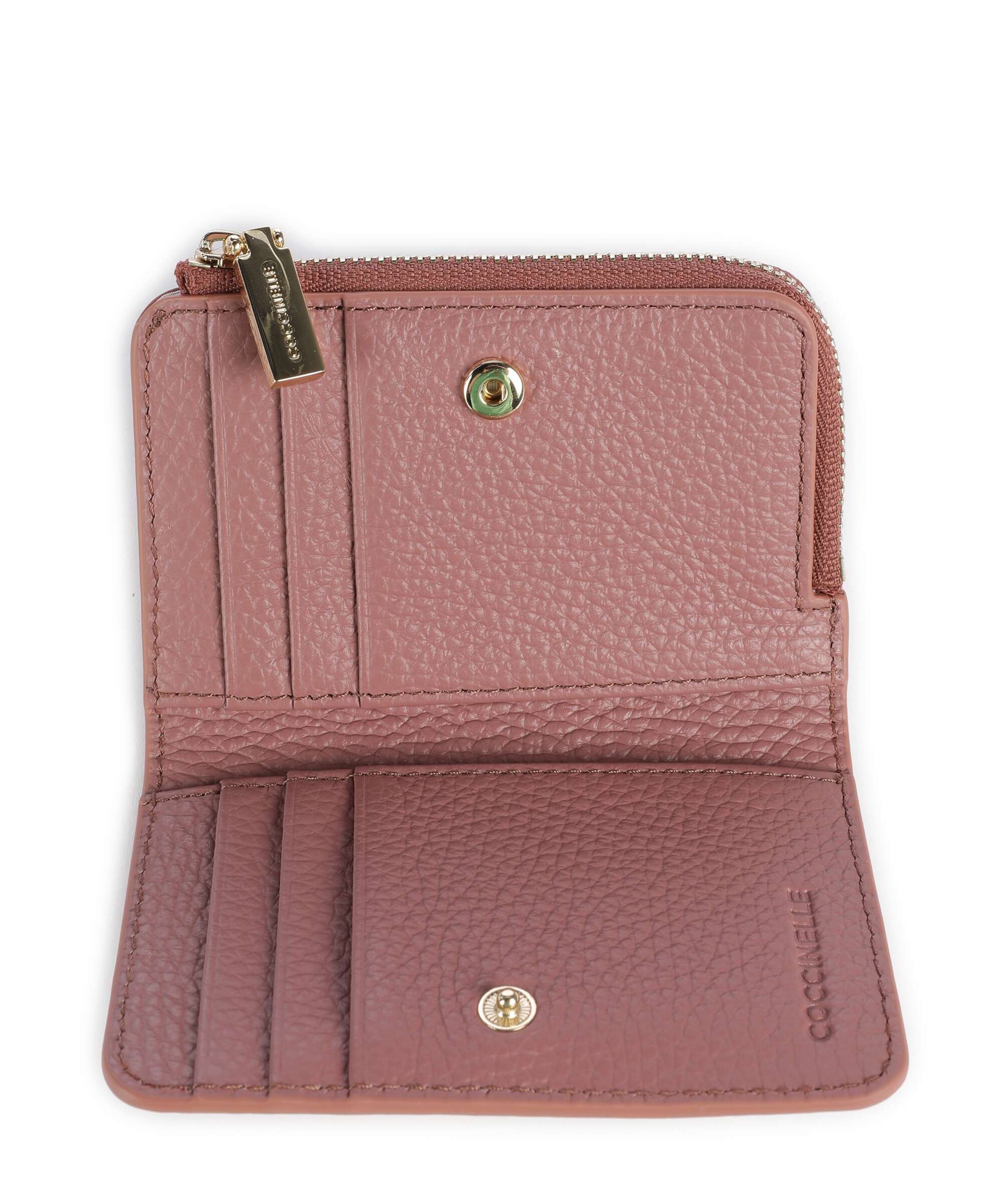 Coccinelle Metallic Soft Wallet winter rose