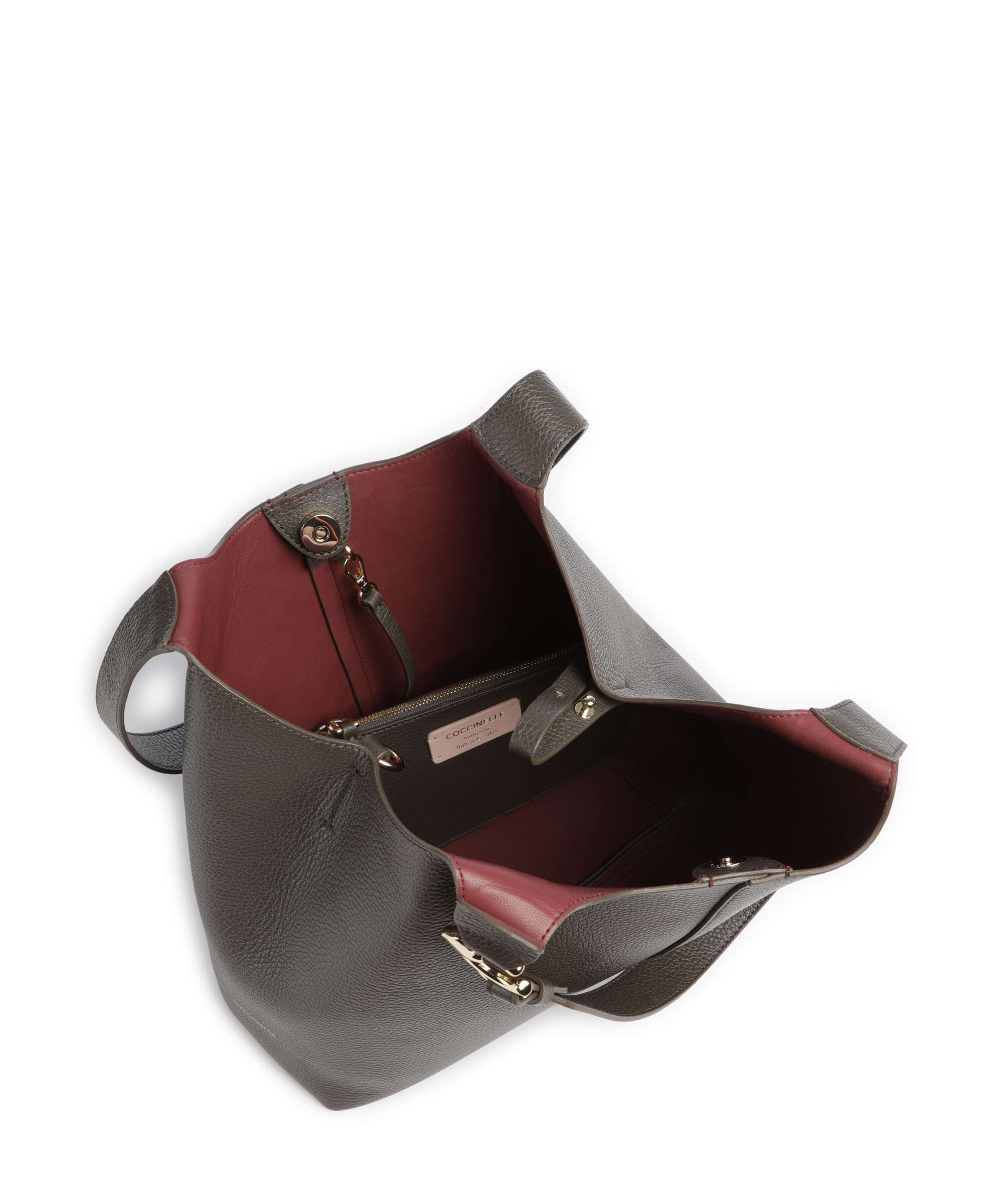 Coccinelle C-Easy Hobo bag fango