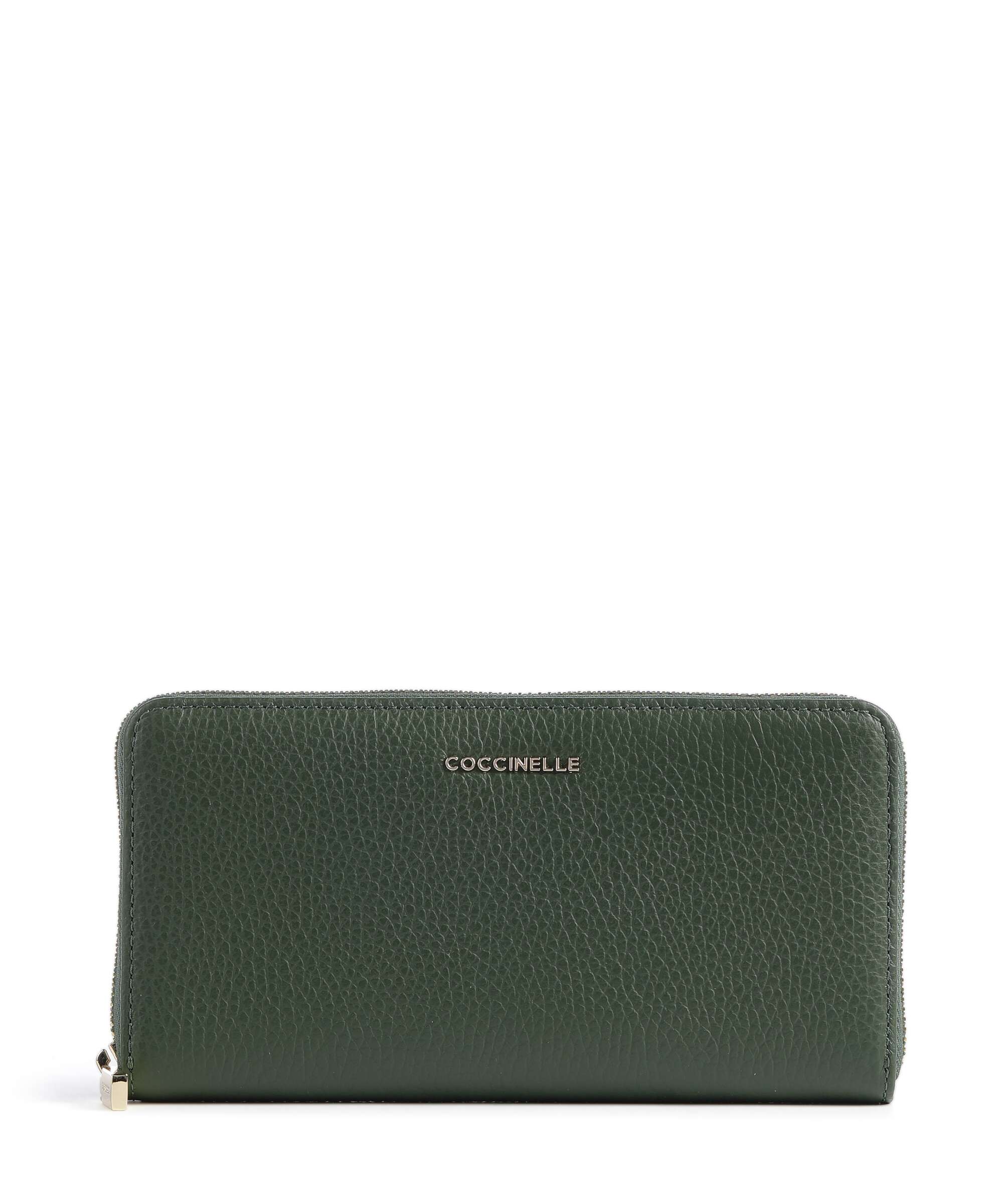 Coccinelle Metallic Soft Wallet garden green