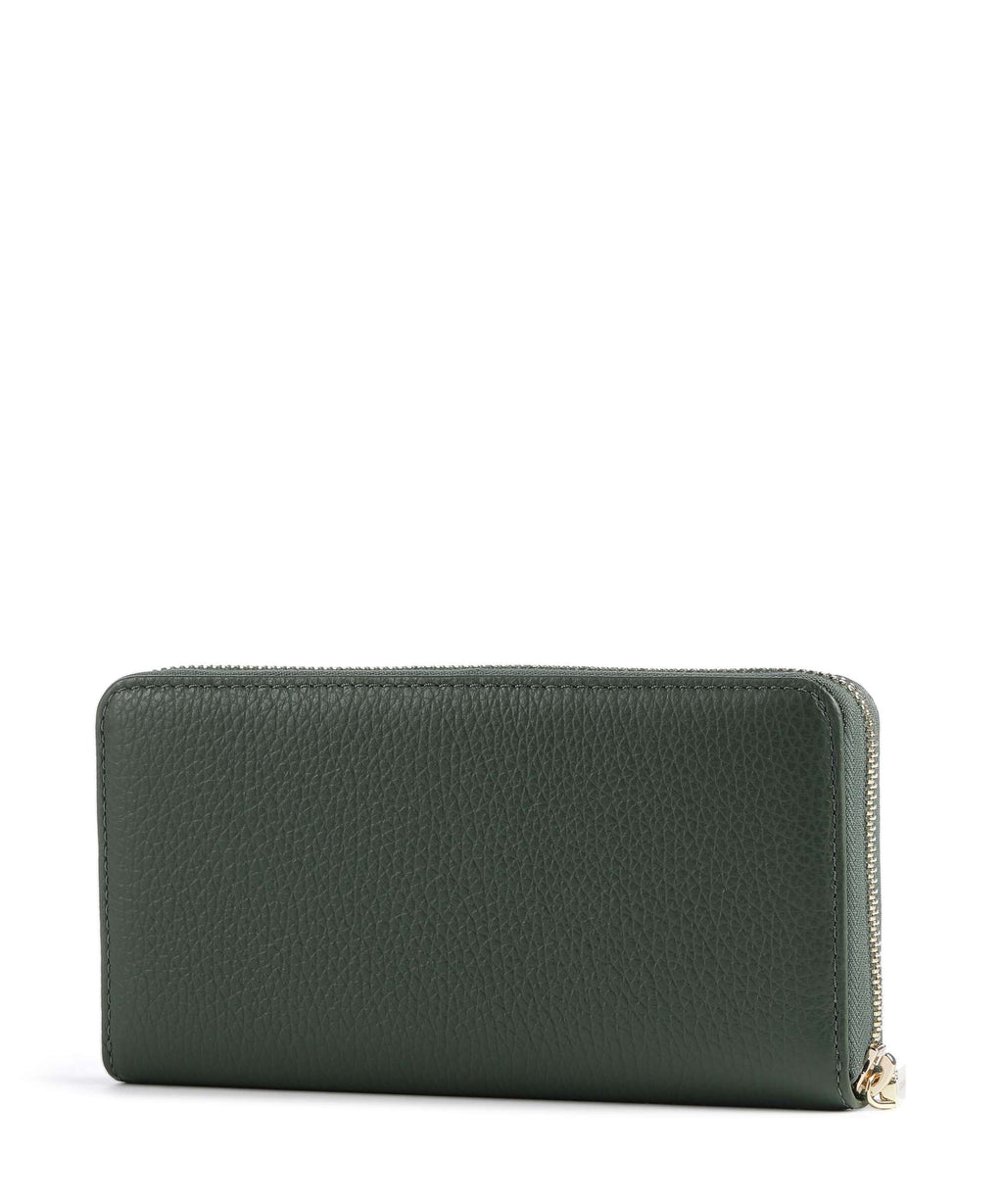 Coccinelle Metallic Soft Wallet garden green