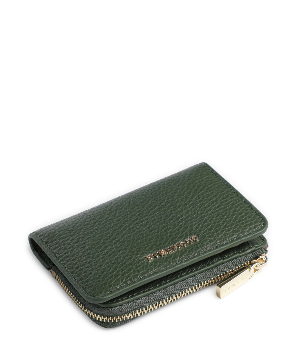 Coccinelle Metallic Soft Wallet garden green