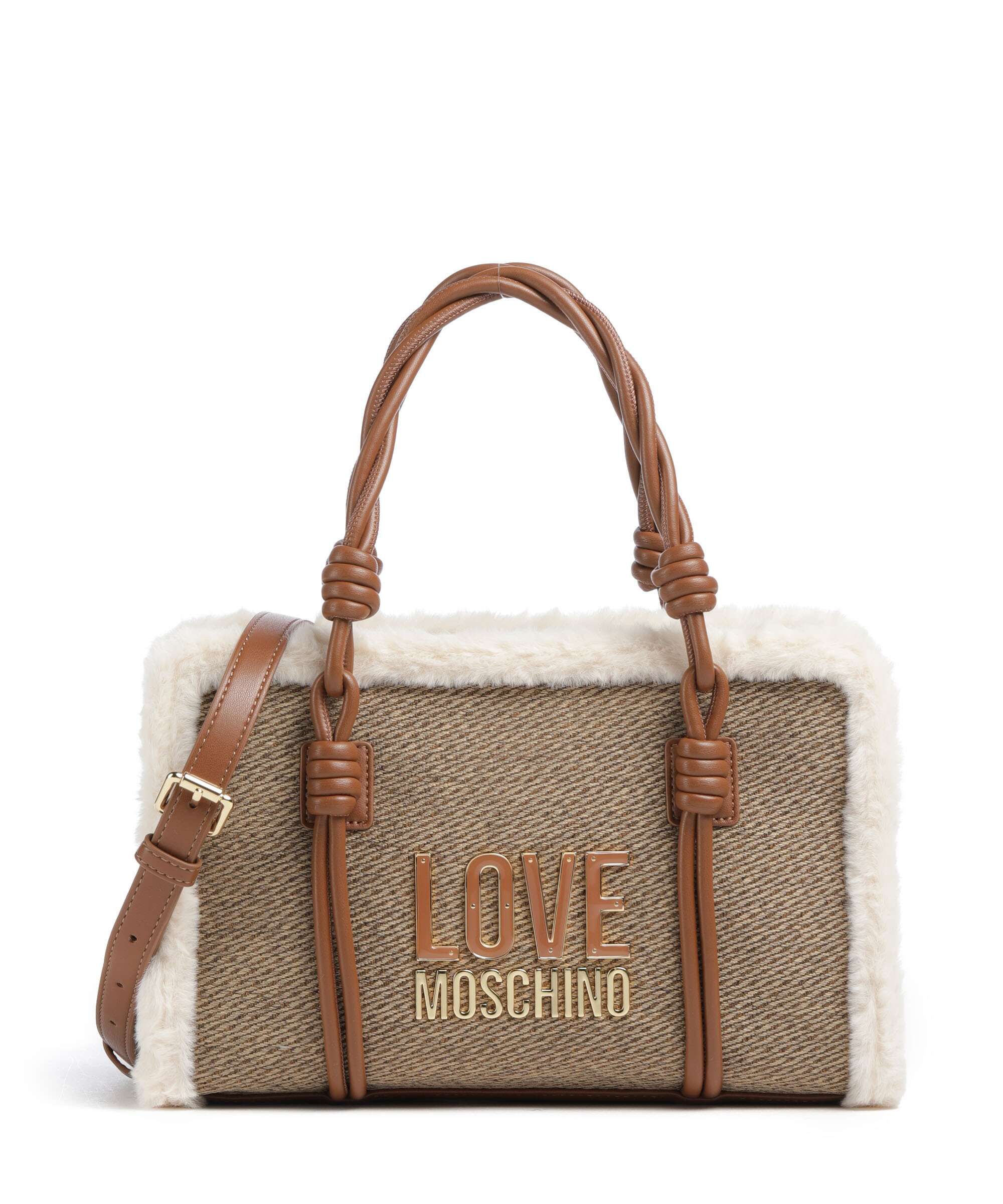 Love Moschino Wintery Handbag hide/natural