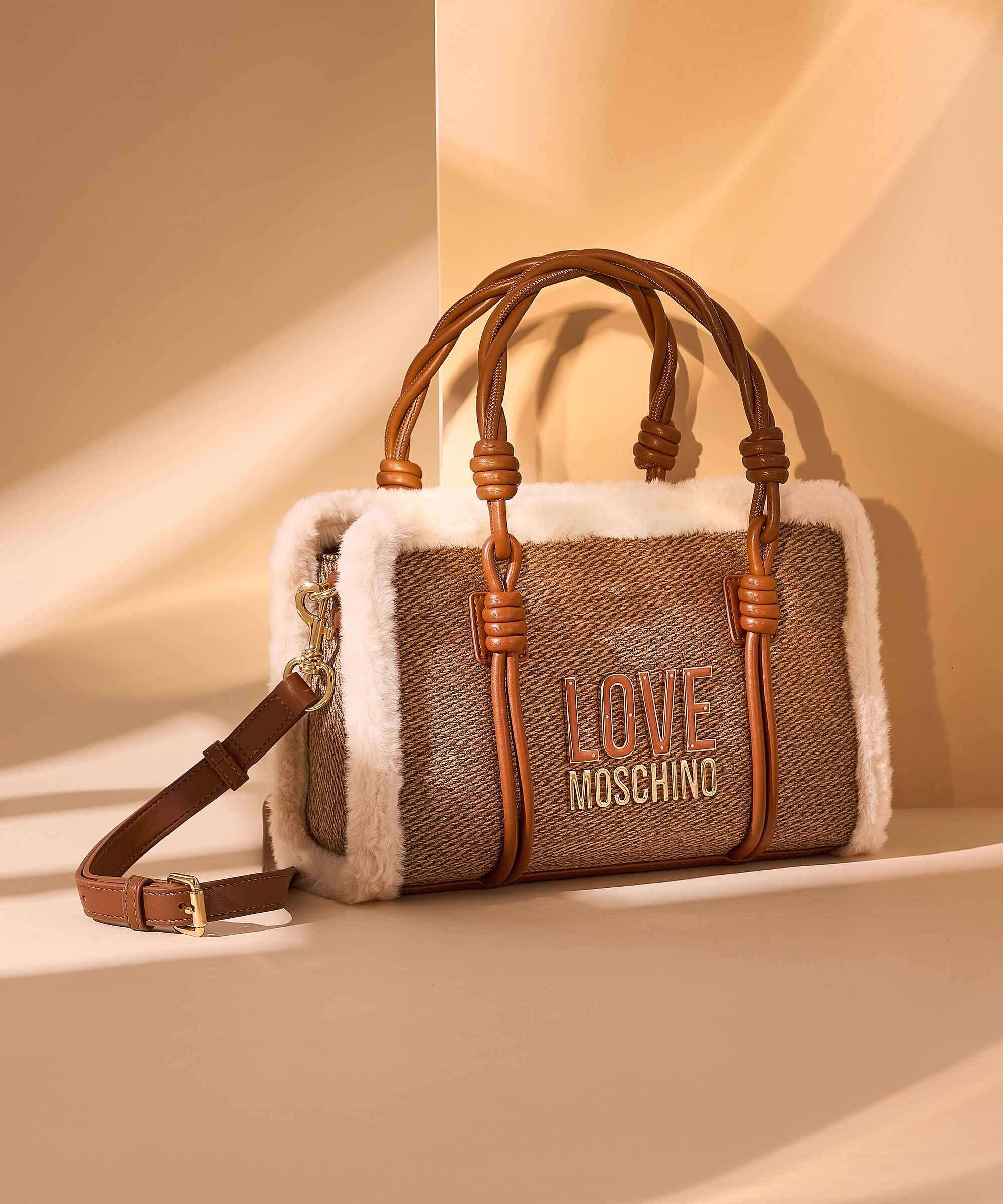 Love Moschino Wintery Handbag hide/natural