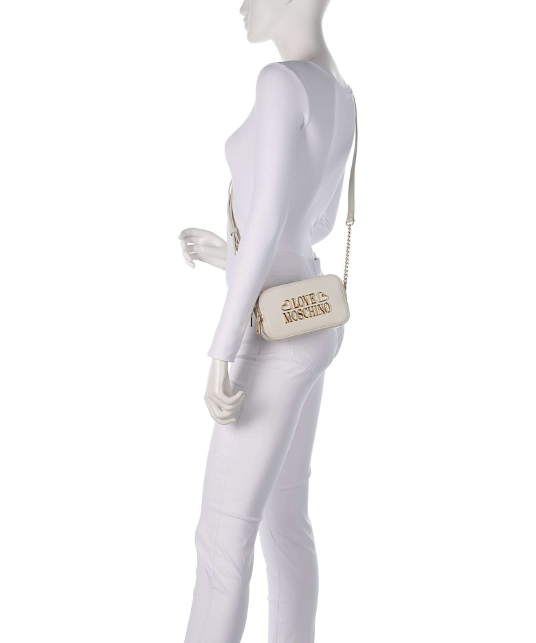 Love Moschino Lovely Love Crossbody bag ivory