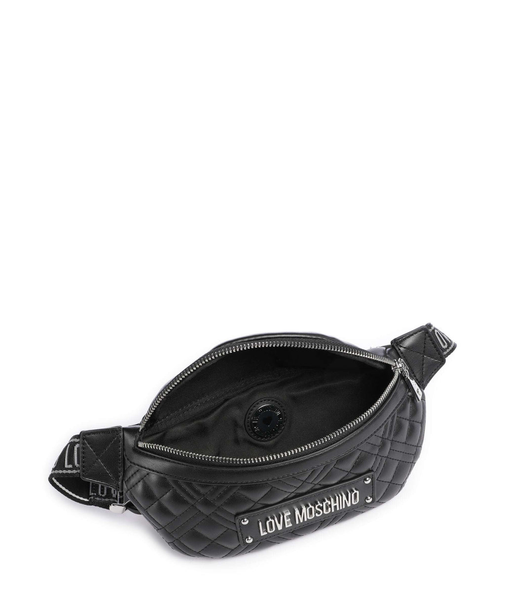 Love Moschino Quilted Belt bag black