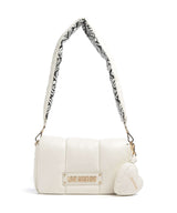 Love Moschino Puffy Sac porté épaule ivory/black