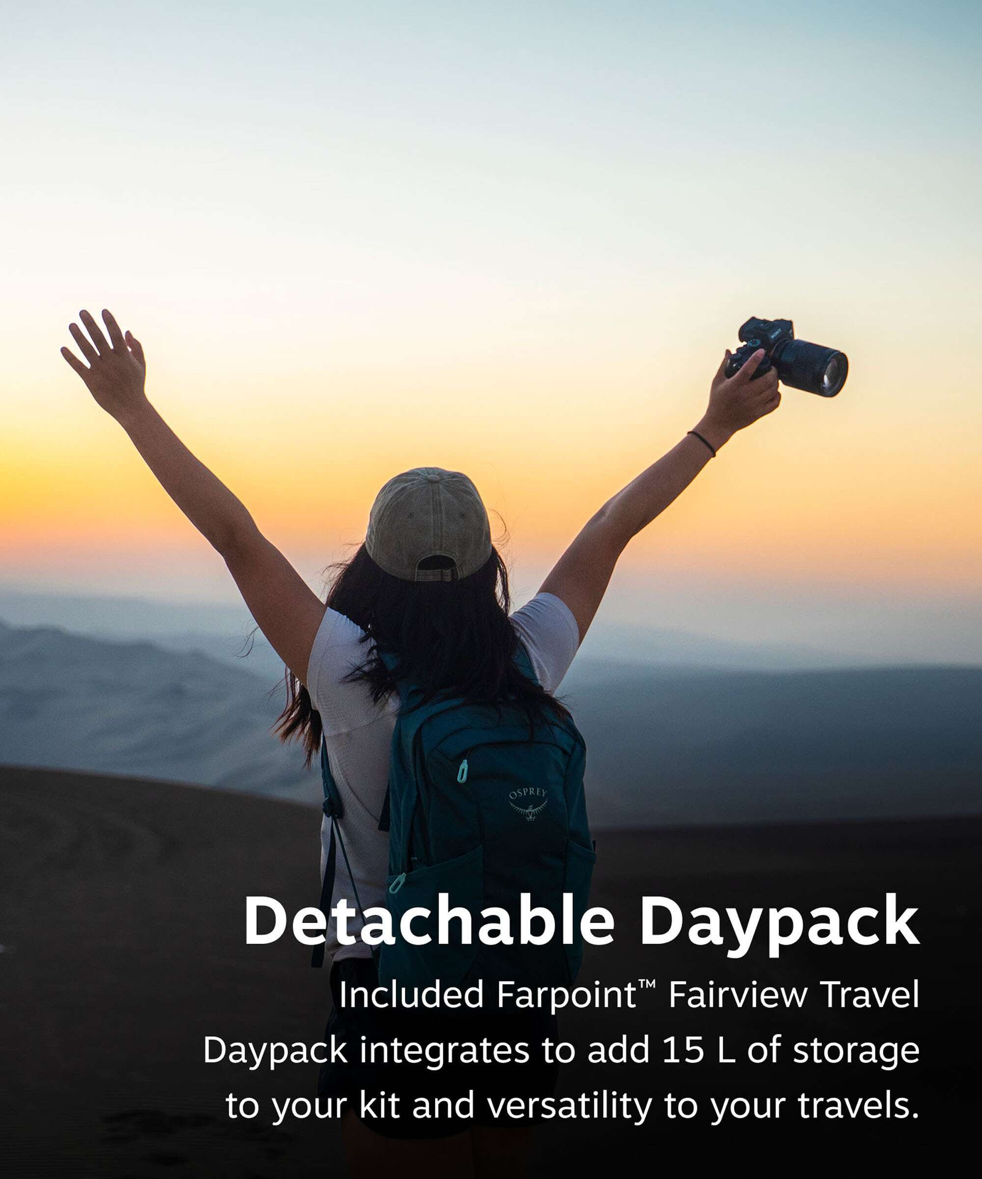Osprey Fairview 70 Travel backpack cascade blue/torrent blue