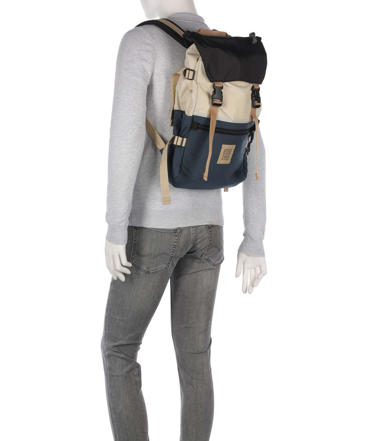 Topo Designs Rover Classic Backpack bone white/pond blue