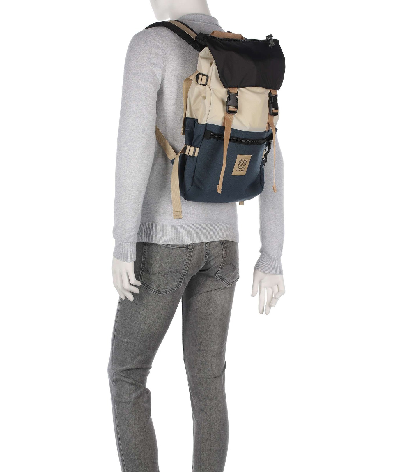 Topo Designs Rover Classic Backpack bone white/pond blue