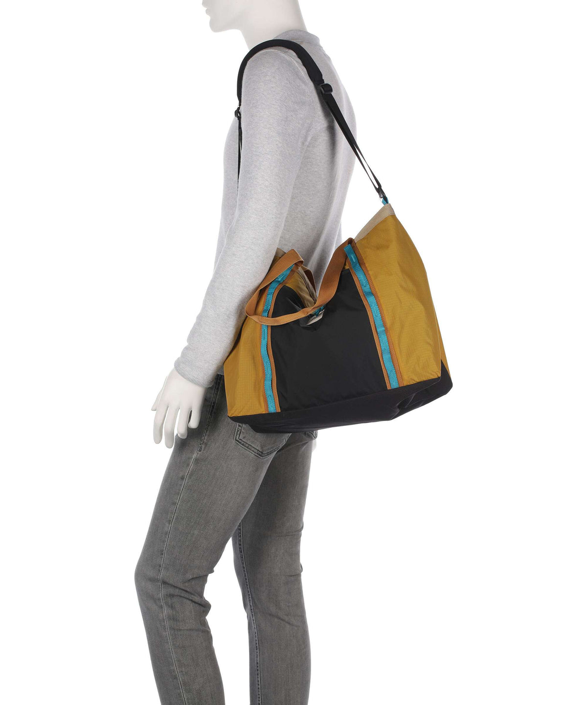 Topo Designs Mountain Utility Hobo bag mustard/forest