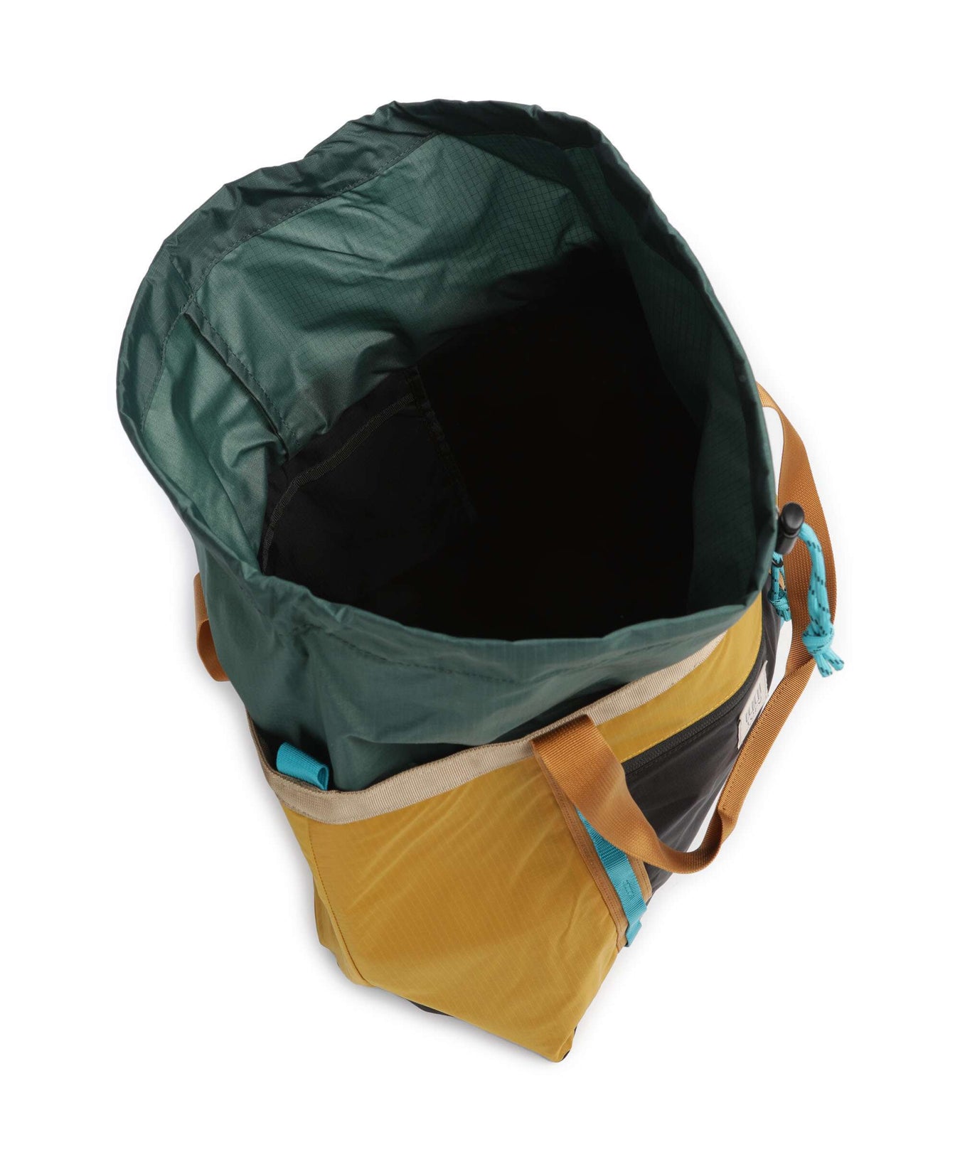 Topo Designs Mountain Utility Hobo bag mustard/forest