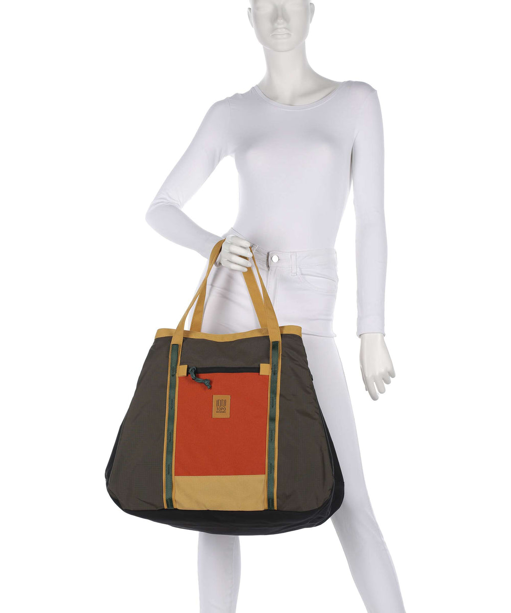 Topo Designs Mountain Gear Tote bag woodland/terracotta