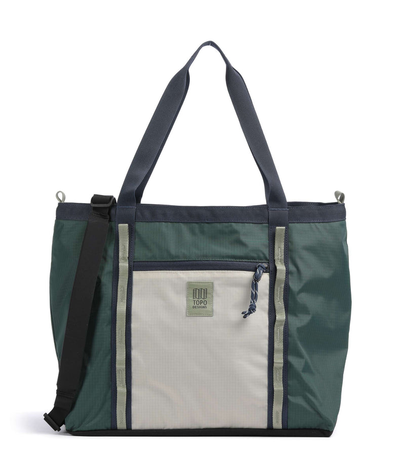 Topo Designs Mountain Utility Tote bag forest/bone white