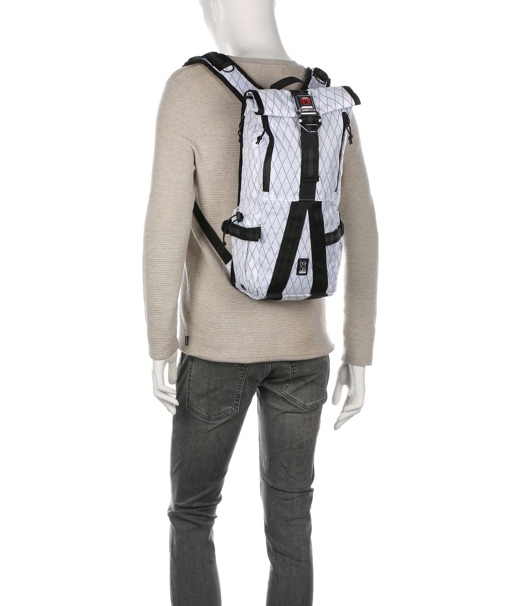 Chrome Tensile Trail Hydro Rolltop backpack white