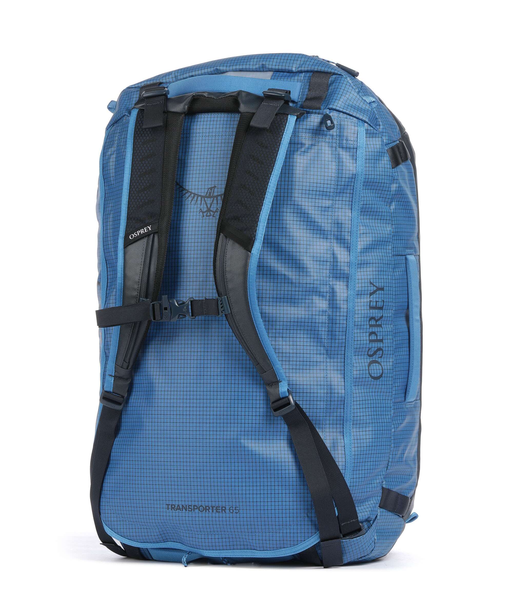 Osprey Transporter 65 Travel backpack blue flame/scoria blue