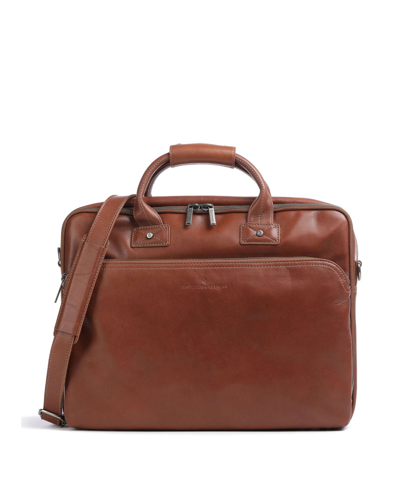 Castelijn & Beerens Firenze Briefcase light brown