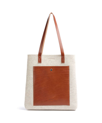Castelijn & Beerens Babette Shopper beige/cognac
