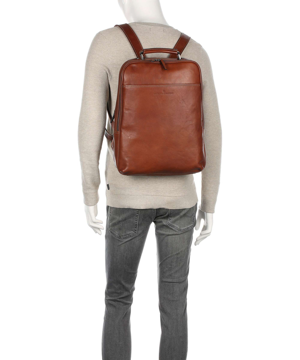 Castelijn & Beerens Verona Backpack light brown