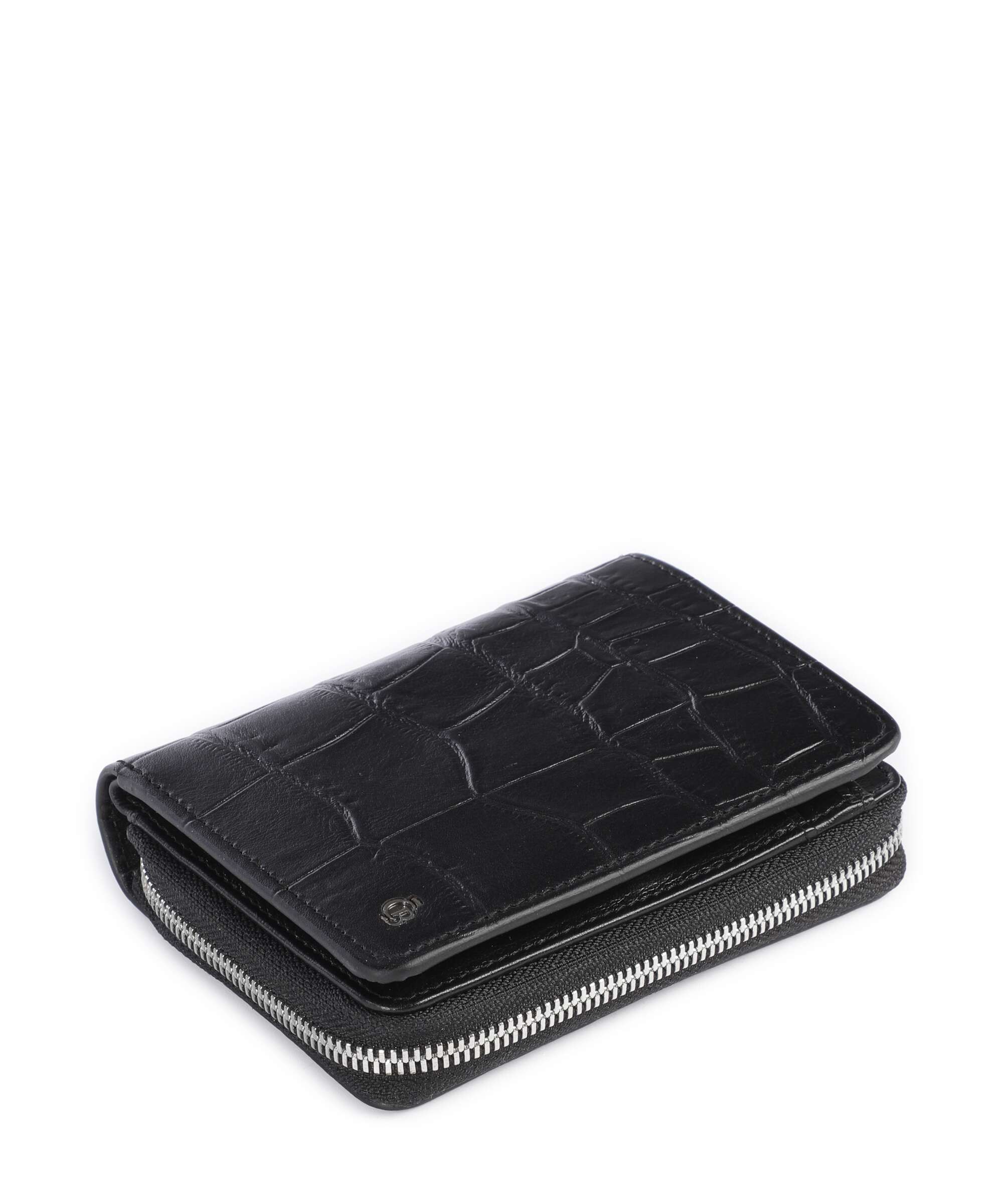 Castelijn & Beerens Croco Wallet black
