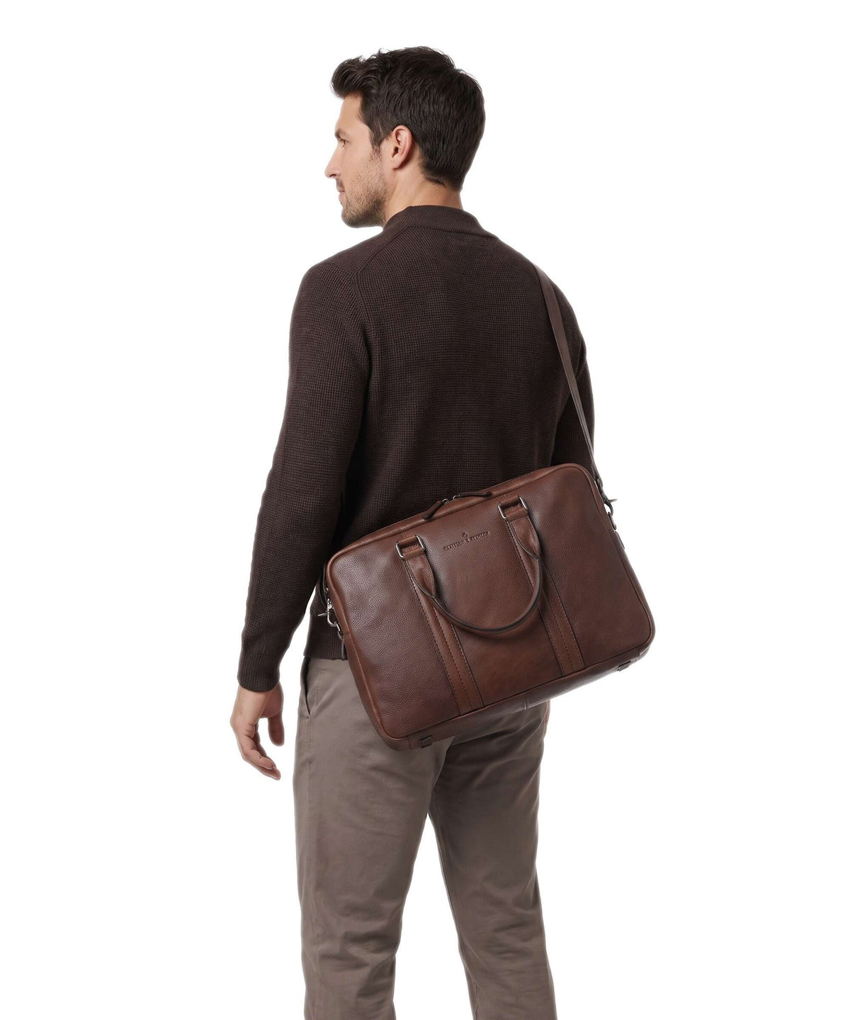 Castelijn & Beerens Limited Edition Briefcase mocca