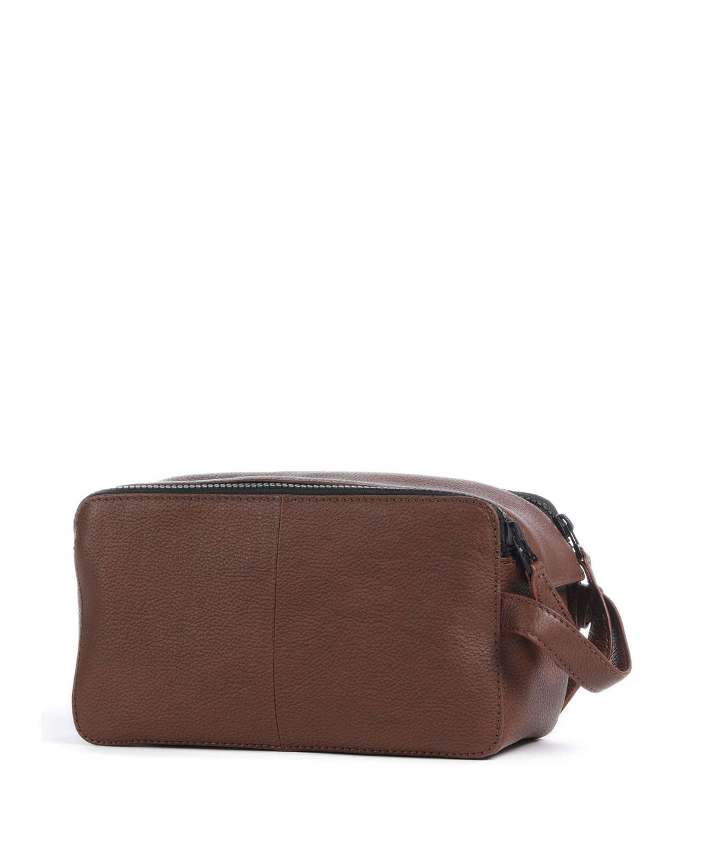 Burkely Minimal Mason Toiletry bag custom cognac