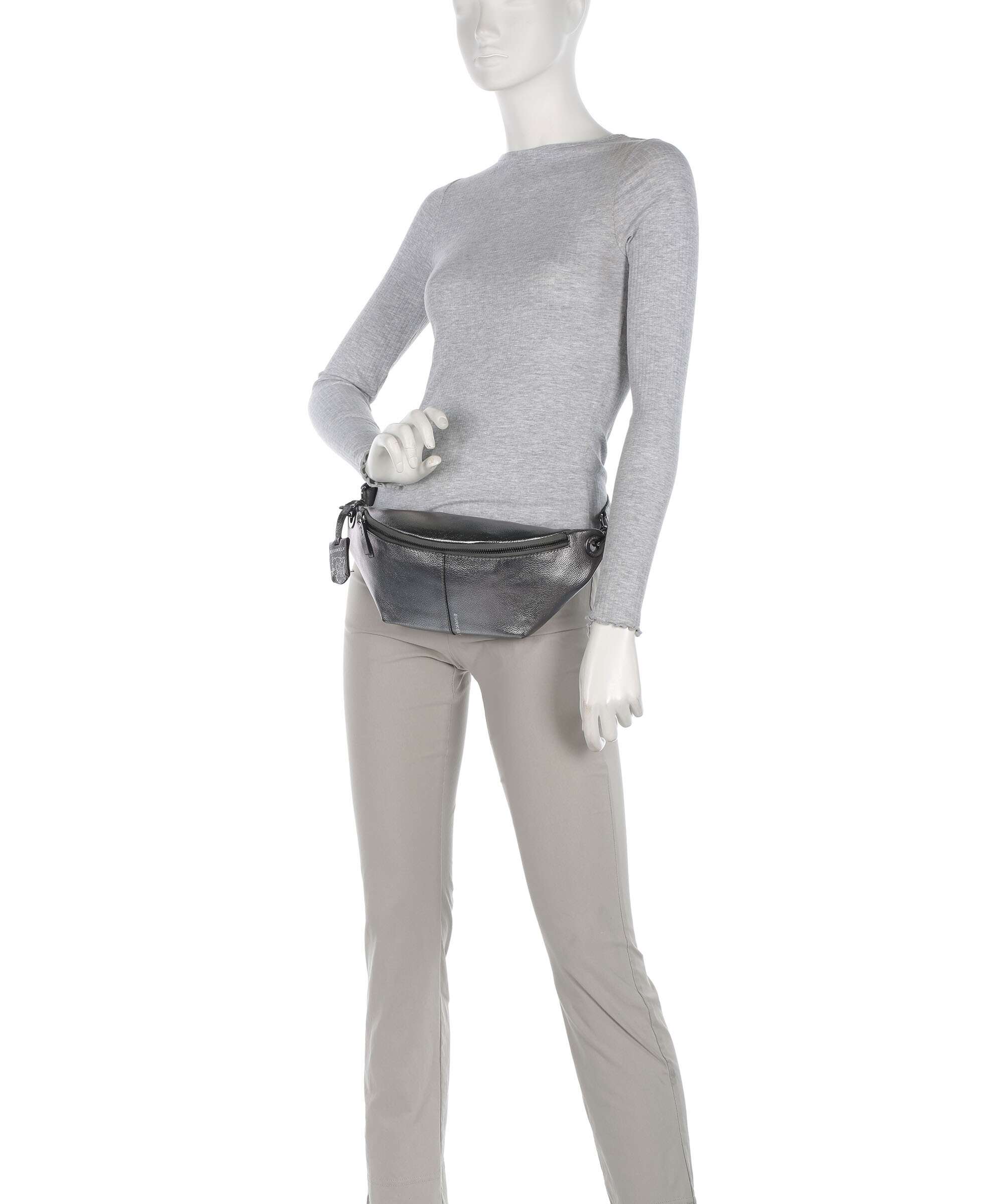 Burkely Radiant Raeven Belt bag stardust silver