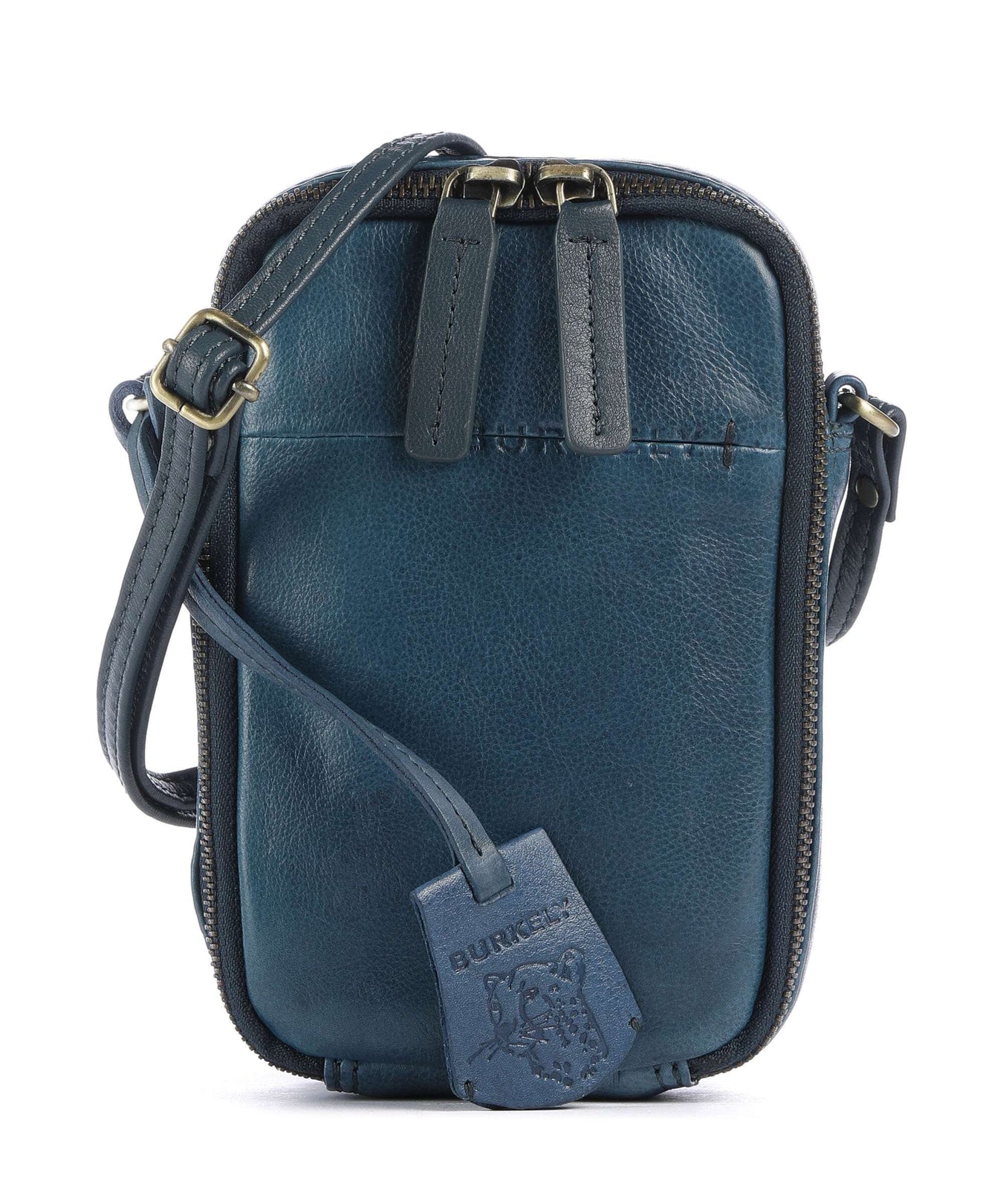 Burkely Natural Norah Phone bag berry blue