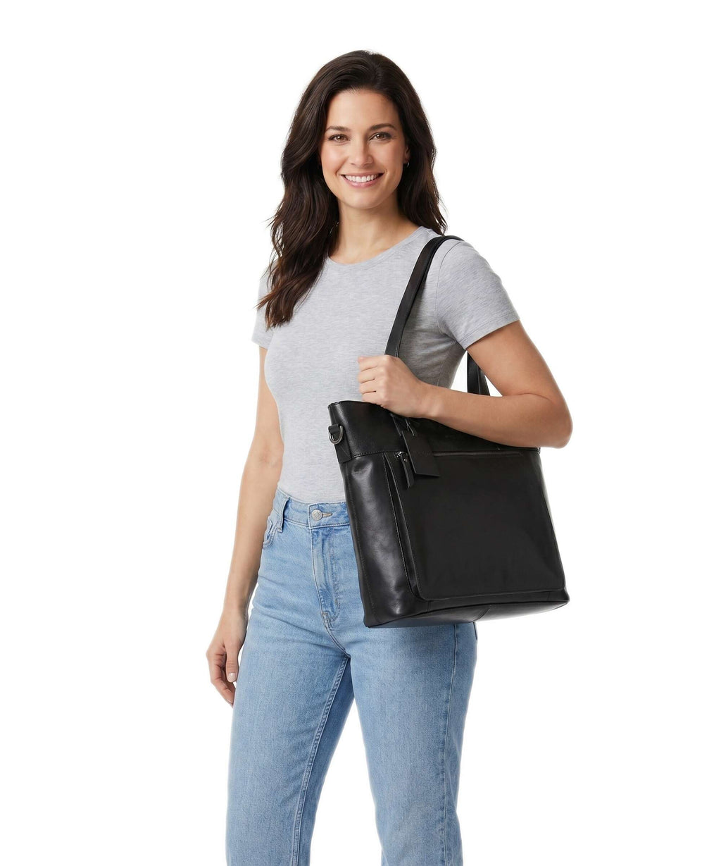 Burkely Vintage Jade Tote bag black